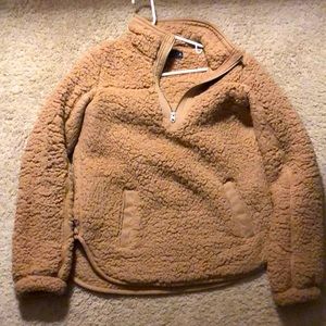 Abercrombie Sherpa teddy bear sweater